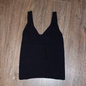 House of Harlow 1960 Ribbed Black Tank Top Size XS